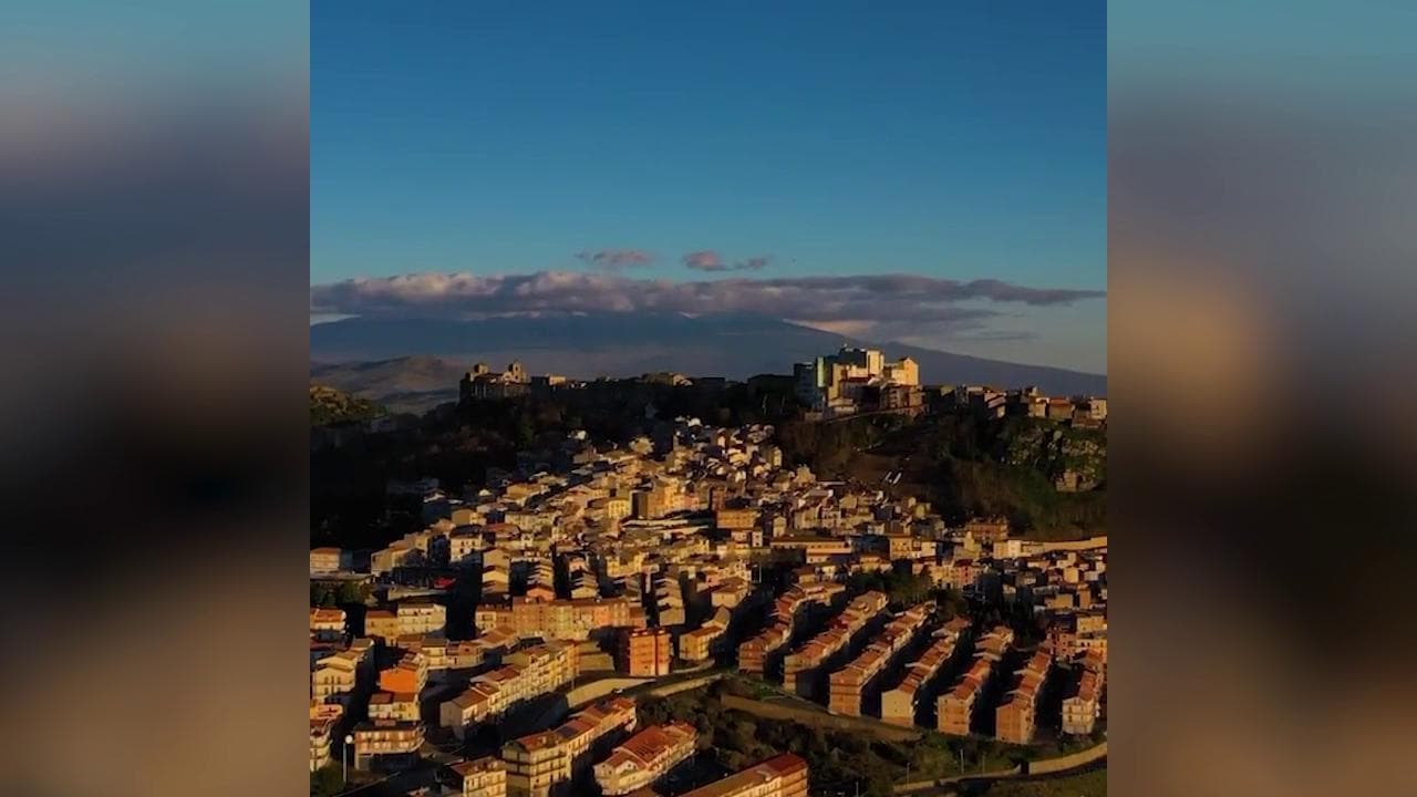 Troina dall'alto, le immagini del borgo siciliano riprese dal drone