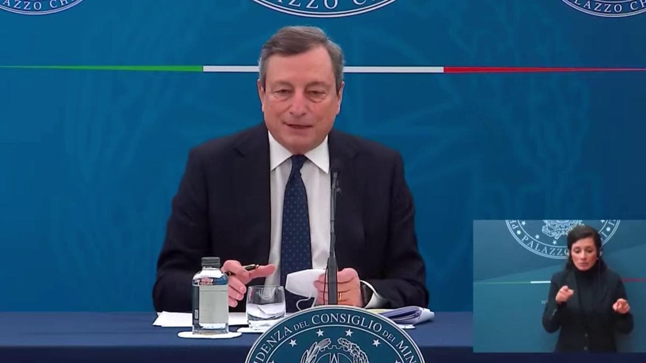 Mario Draghi: "Questo è un anno in cui non si chiedono soldi, ma si danno"