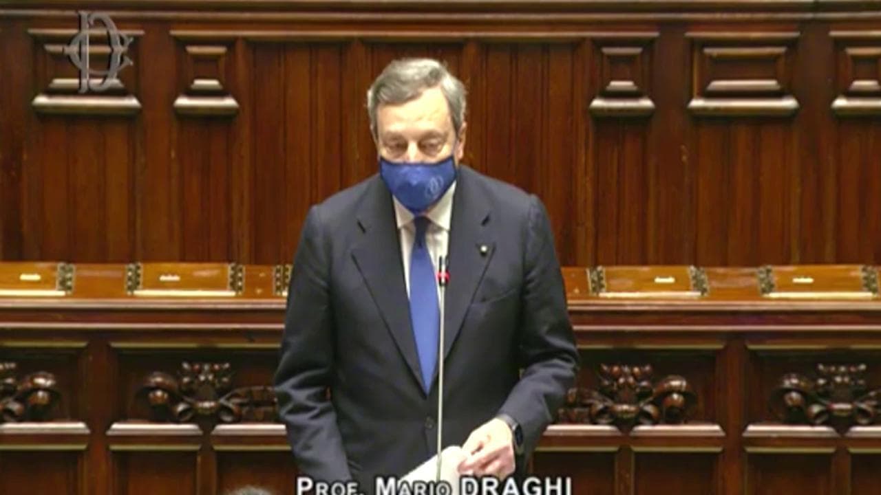 Governo, Draghi: "Corruzione deprime l'economia. Non può mancare base di legalità e sicurezza"