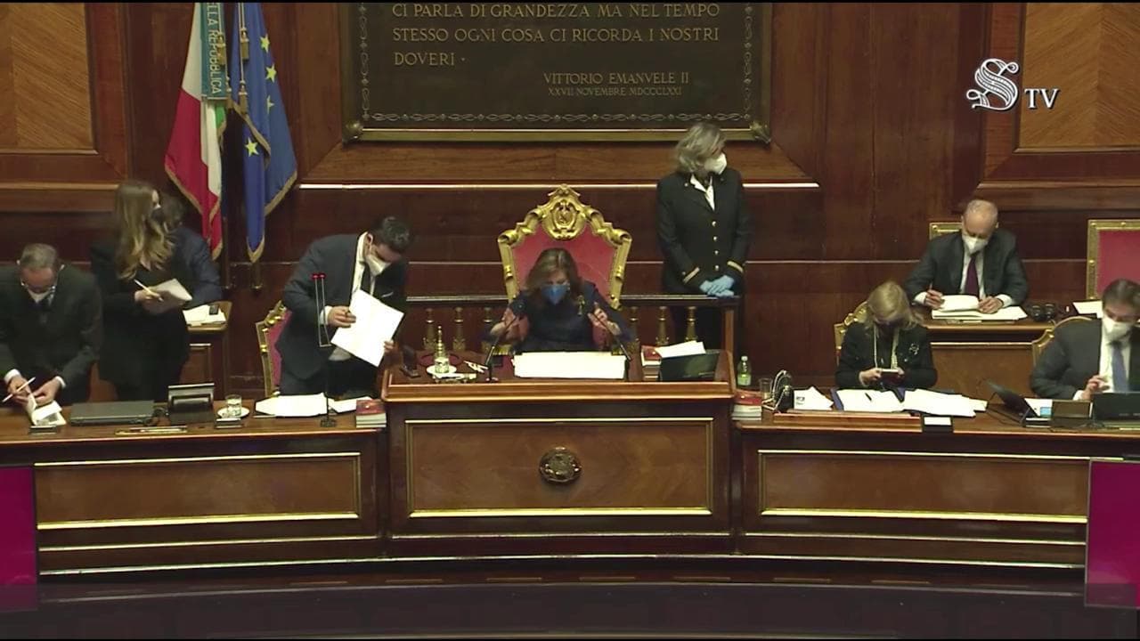 Governo, Draghi incassa la fiducia al Senato: 262 i voti favorevoli
