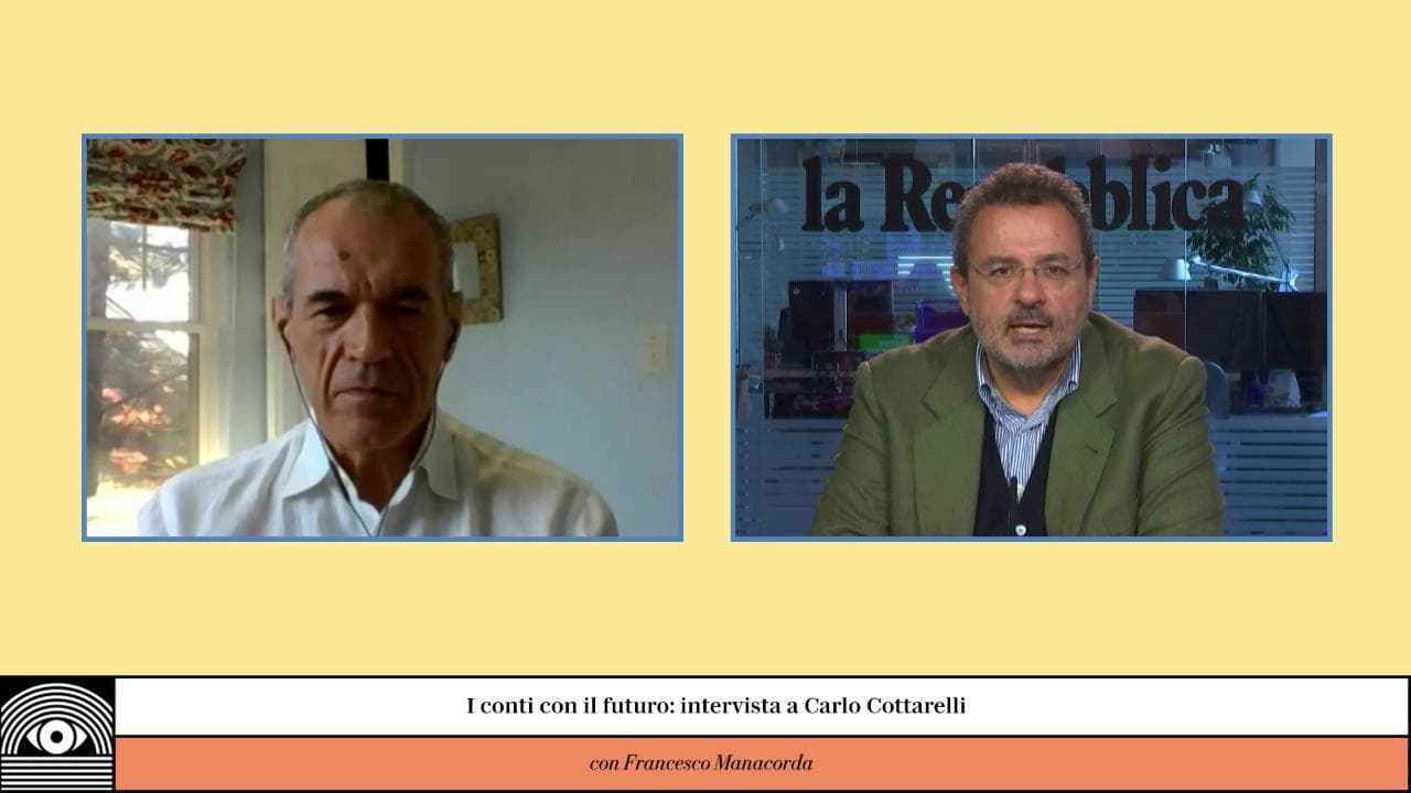 I conti con il futuro, Carlo Cottarelli: "Nel 2021 la vera scommessa è la crescita"
