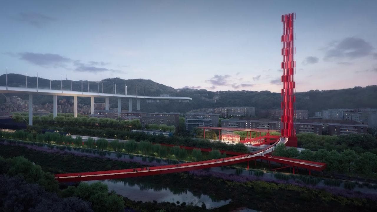 Genova, il Parco del Ponte e il giardino della memoria