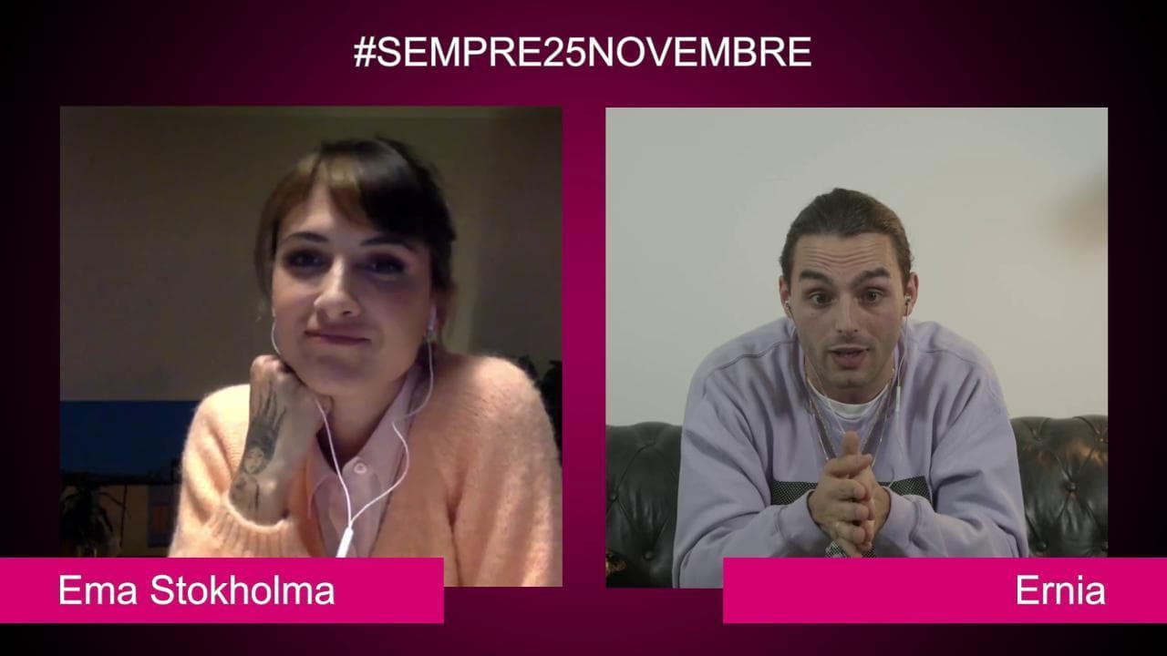 #sempre25novembre - Ernia a Ema Stockolma: "Perché oggi un giovane desidera una donna indipendente"