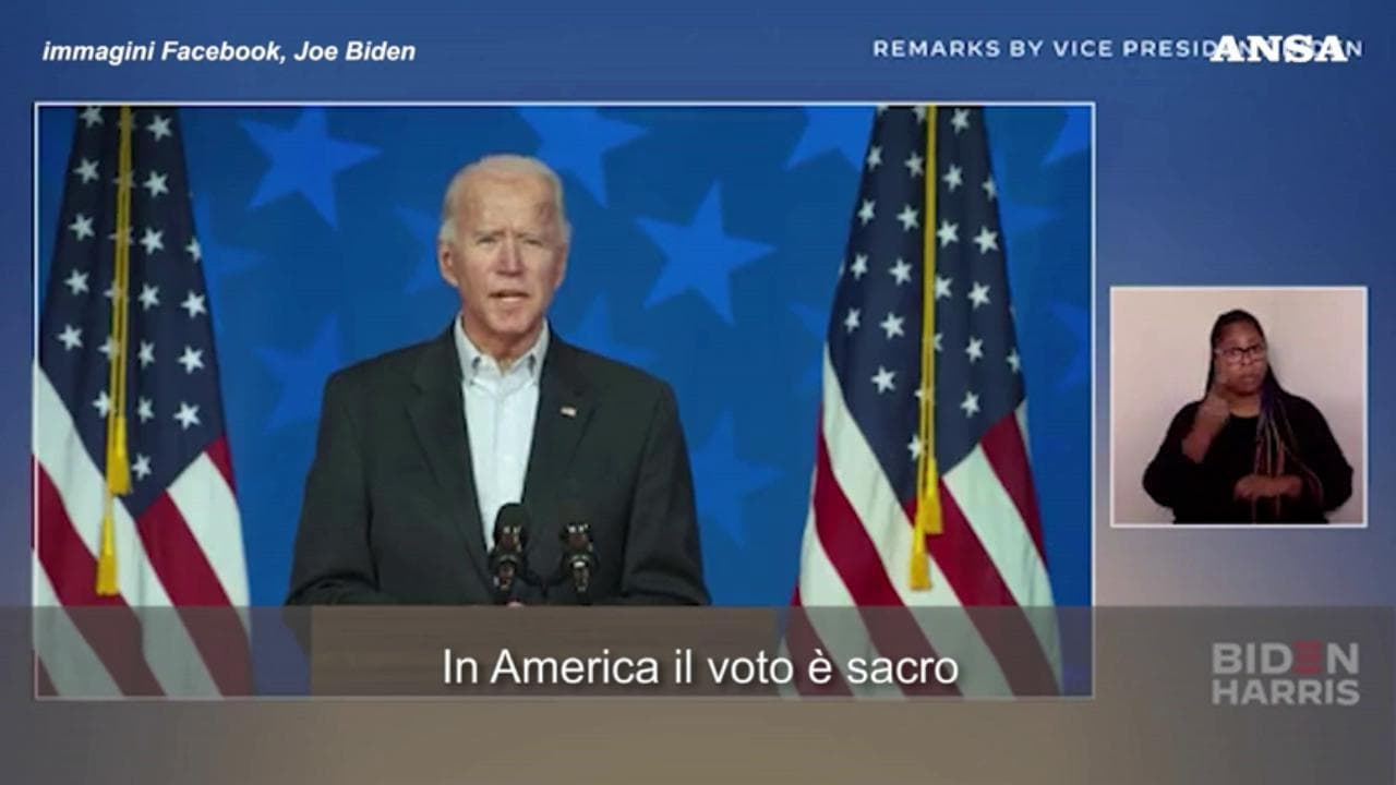 Usa 2020, Biden: "Nessun dubbio su vittoria mia e di Kamala Harris"