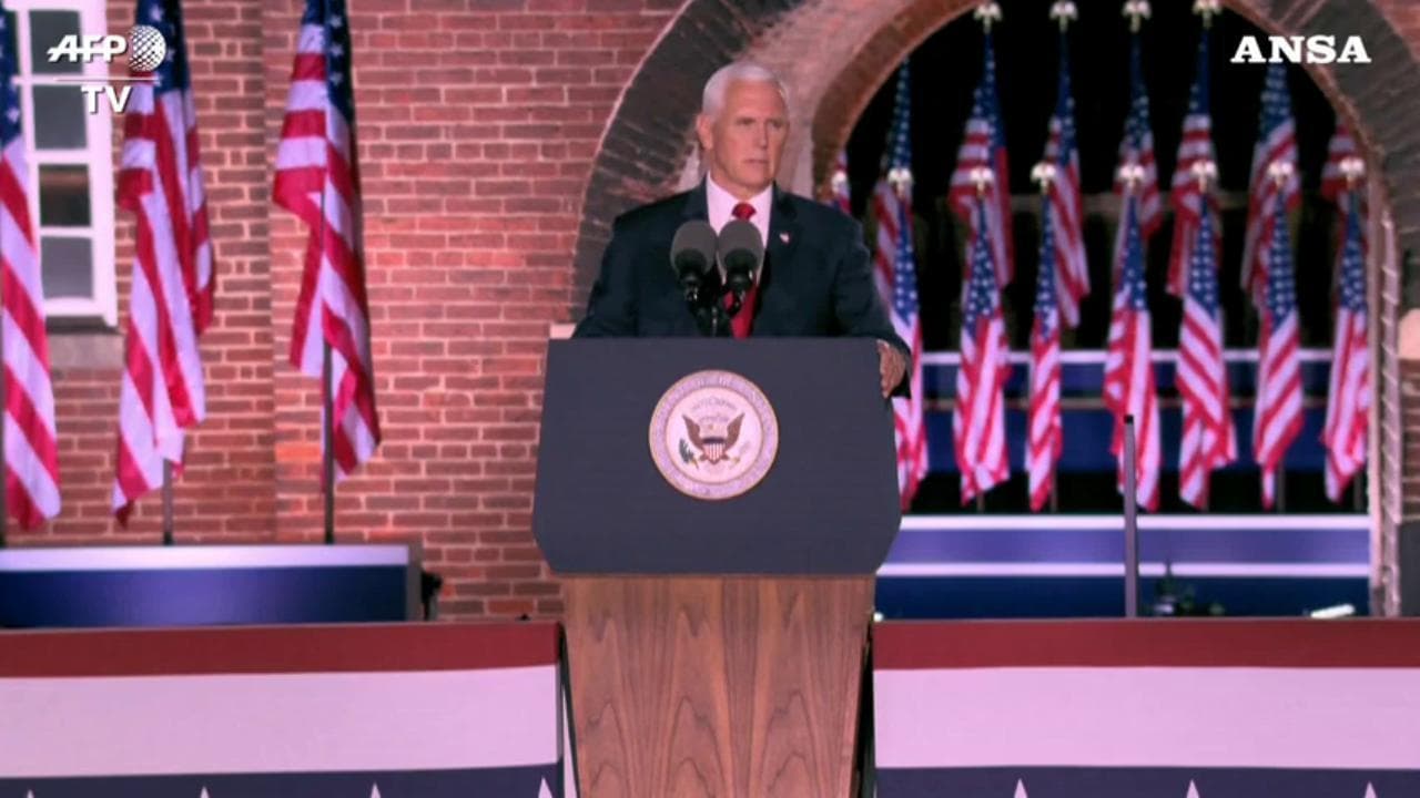 Usa 2020, il vicepresidente Pence: "Non sarete mai al sicuro nell'America di Joe Biden"