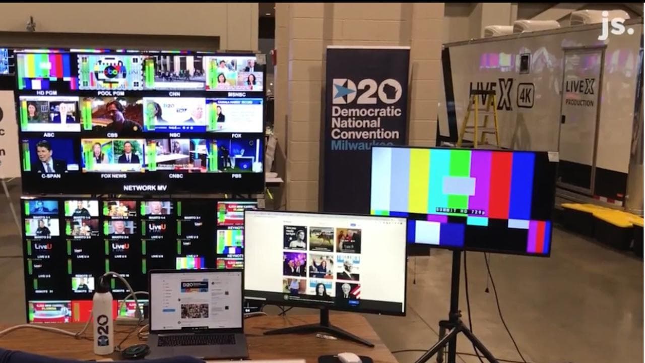 Usa 2020, dentro la regia televisiva della prima convention democratica virtuale