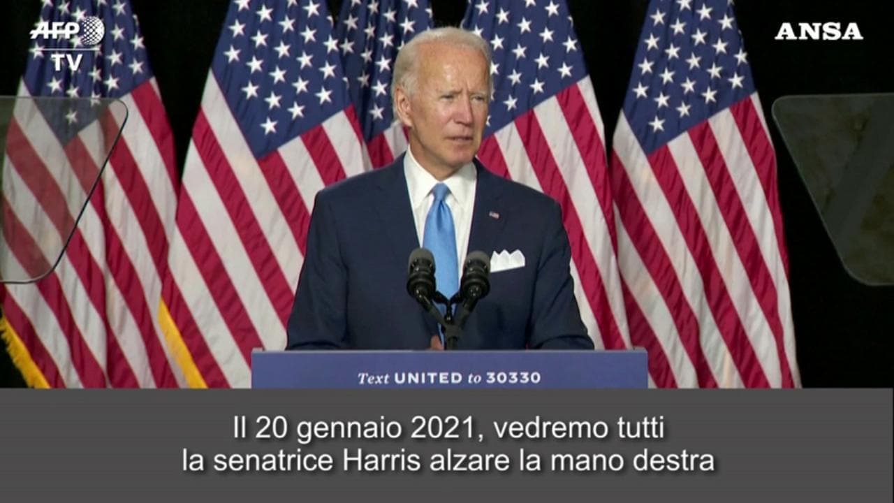 Usa 2020, il tandem Biden-Harris debutta con l'attacco a Trump: "Ha ridotto il Paese in pezzi"