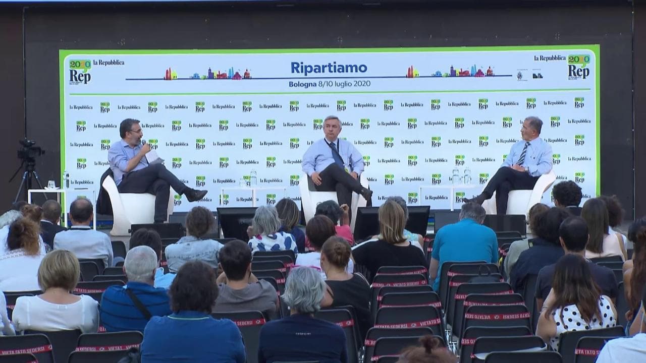 Rep Idee 2020 - Come ripartire: Romano Prodi con Maurizio Molinari e Marco Damilano