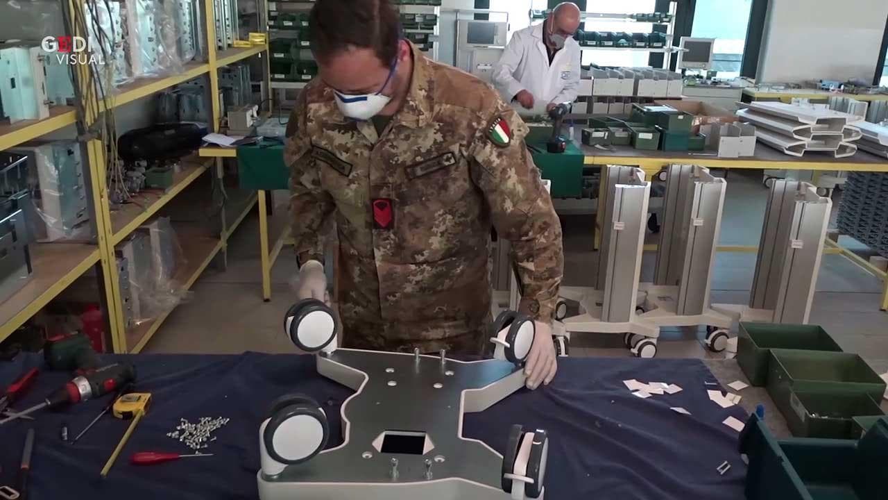 Coronavirus: Esercito, Fca e Ferrari in pista per i ventilatori polmonari. Così aiutano l'unico produttore italiano