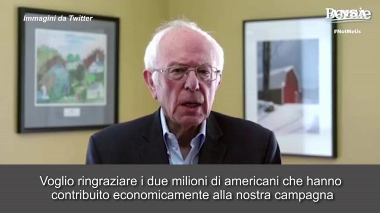 Usa, stop alla campagna elettorale di Bernie Sanders: "Grazie a chi ha lavorato per migliorare il Paese"