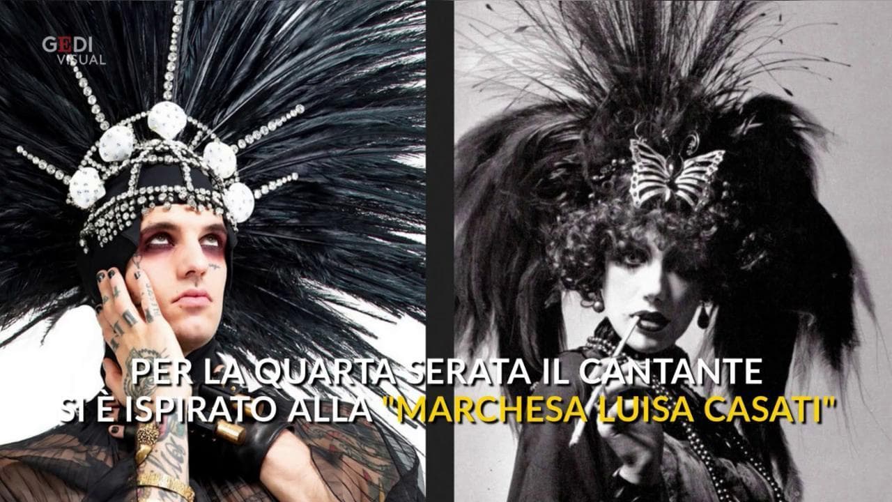 Sanremo 2020, perché Achille Lauro si è ispirato alla marchesa Luisa Casati Stampa