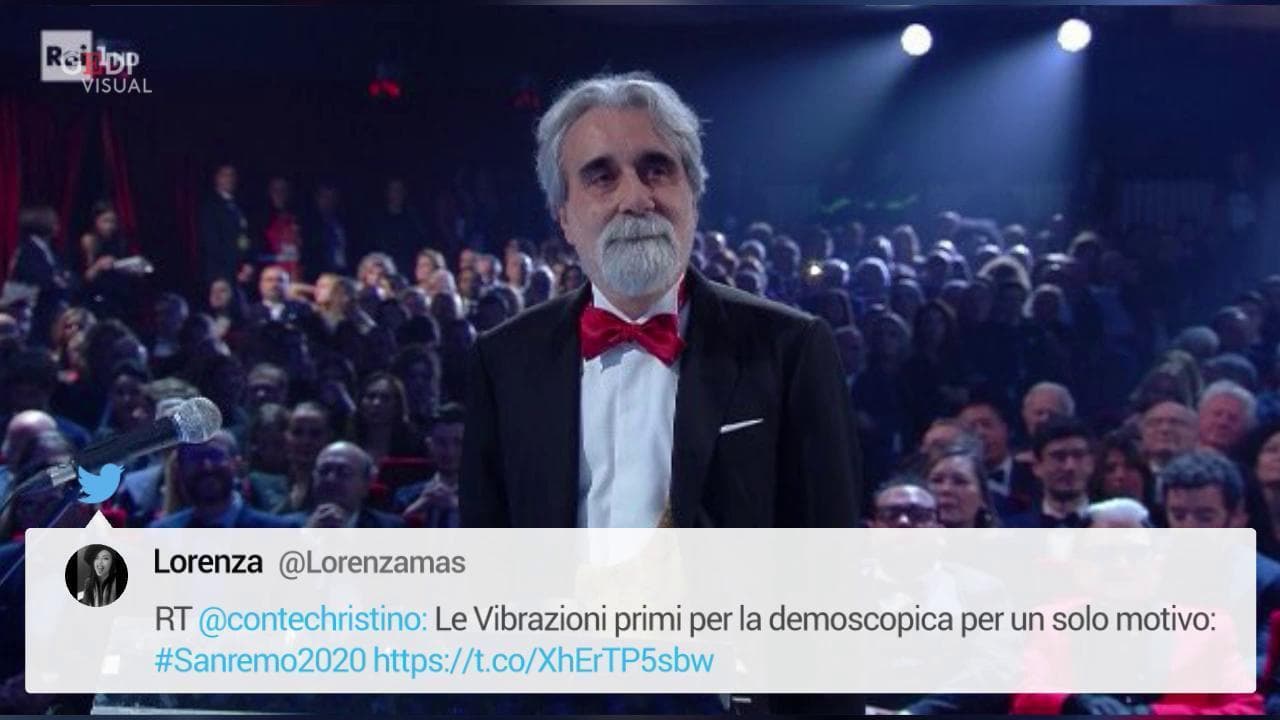 Sanremo 2020, i tweet ironici della prima serata