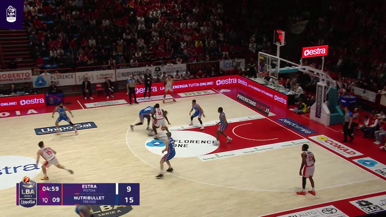 Basket, Serie A: gli highlights di Estra vs Nutribullet