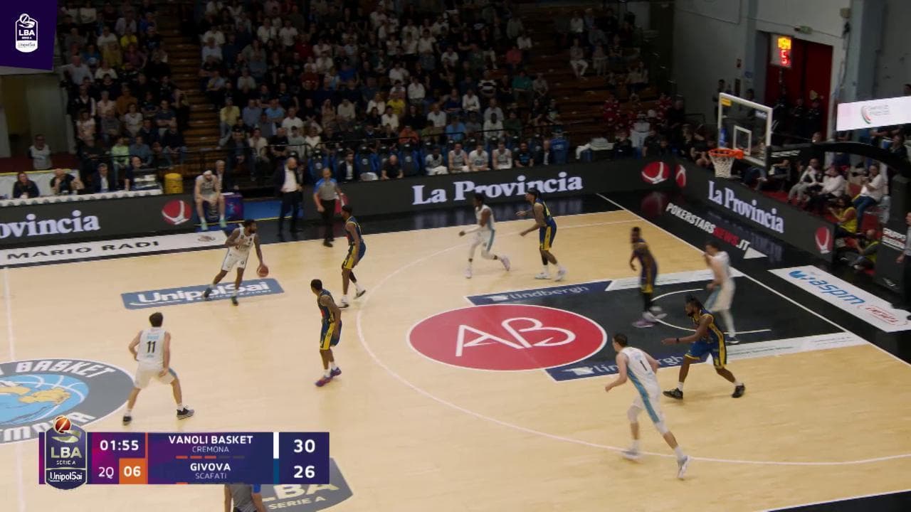 Basket serie A, gli highlights di Vanoli Cremona-Givova Scafati