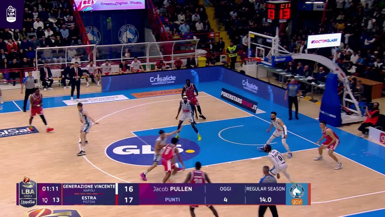 Basket, Serie A: gli highlights di Gevi Napoli Basket - Estra Pistoia