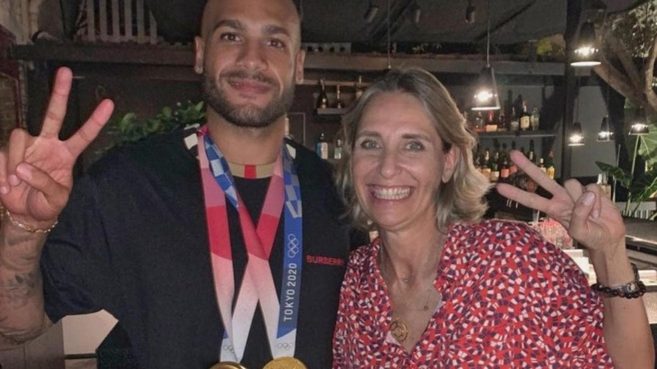 L'esultanza di Nicoletta Romanazzi per i successi dei suoi atleti alle Olimpiadi di Tokyo
