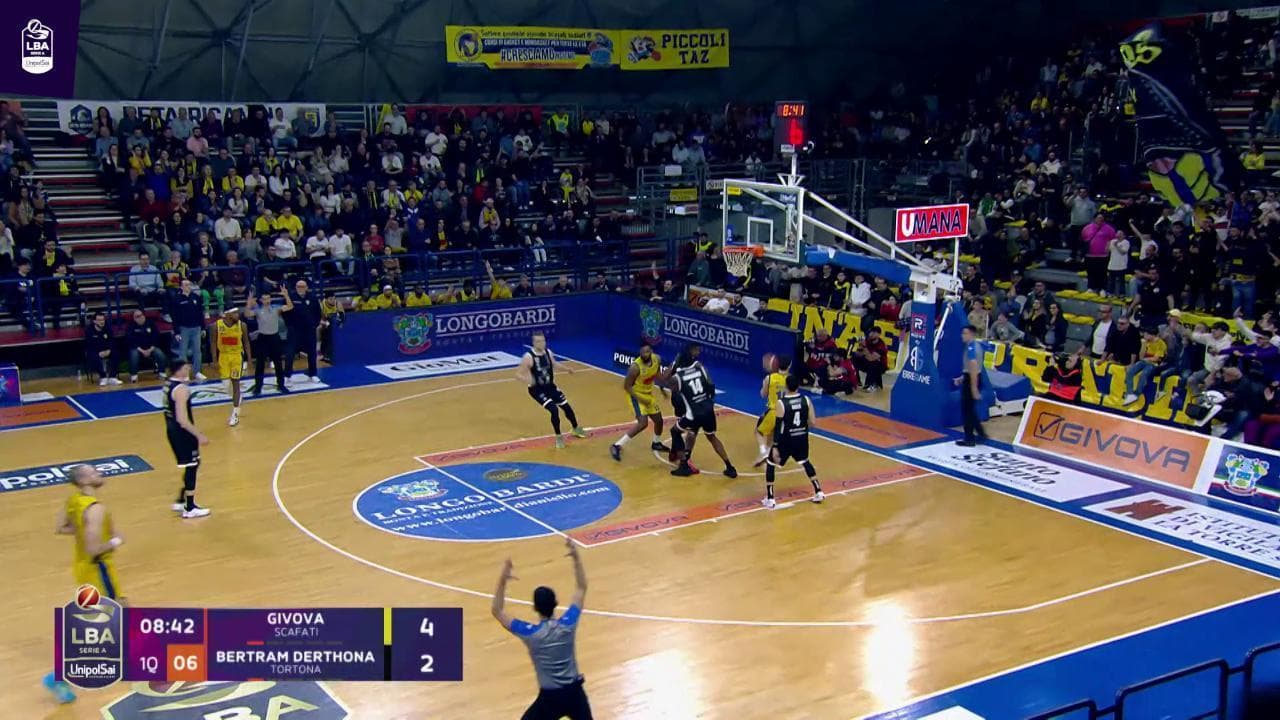 Basket, Serie A: gli highlights di Scafati-Tortona