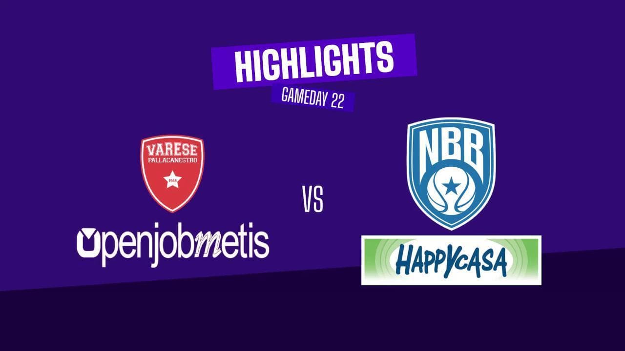 Basket serie A, gli highlights di Varese-Brindisi