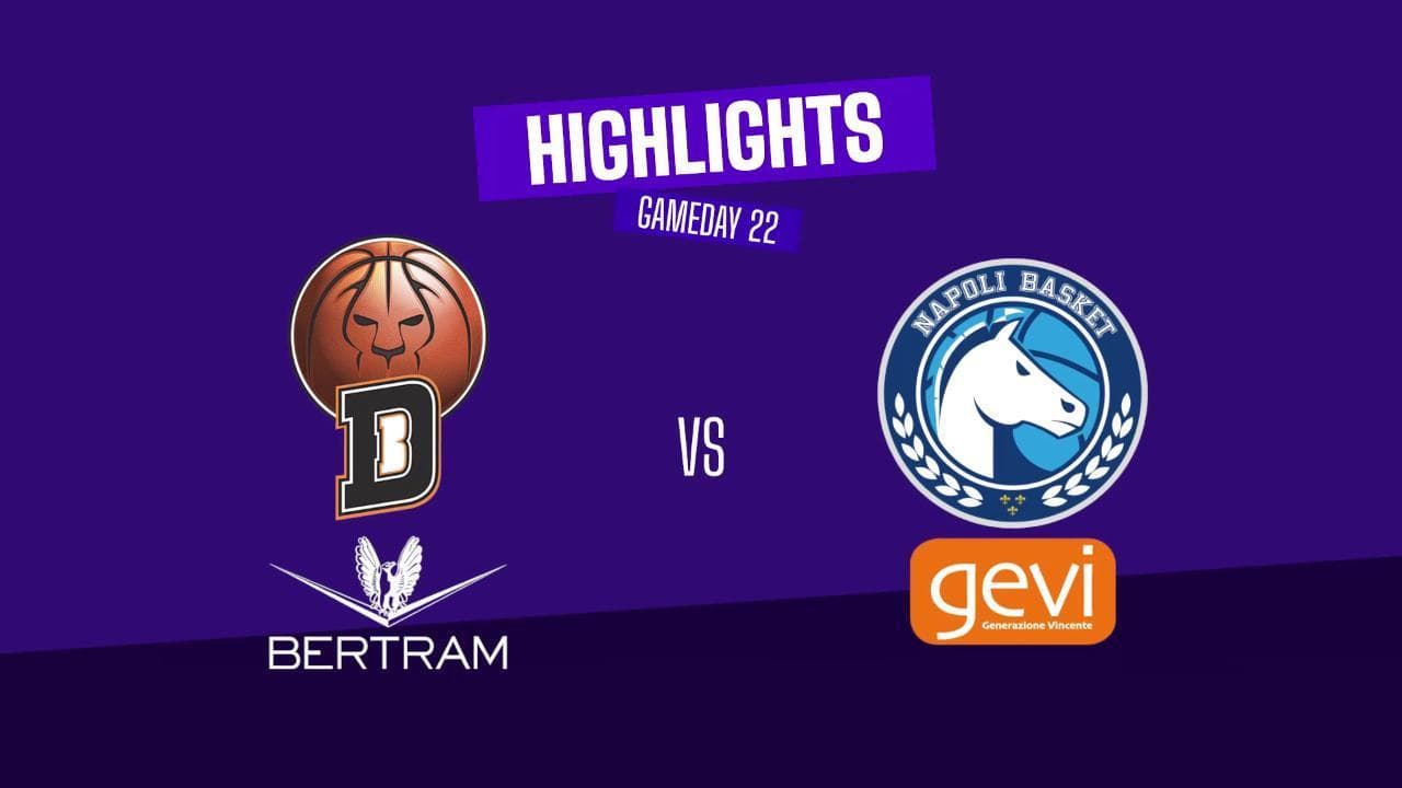 Basket serie A, gli highlights di Tortona-Napoli