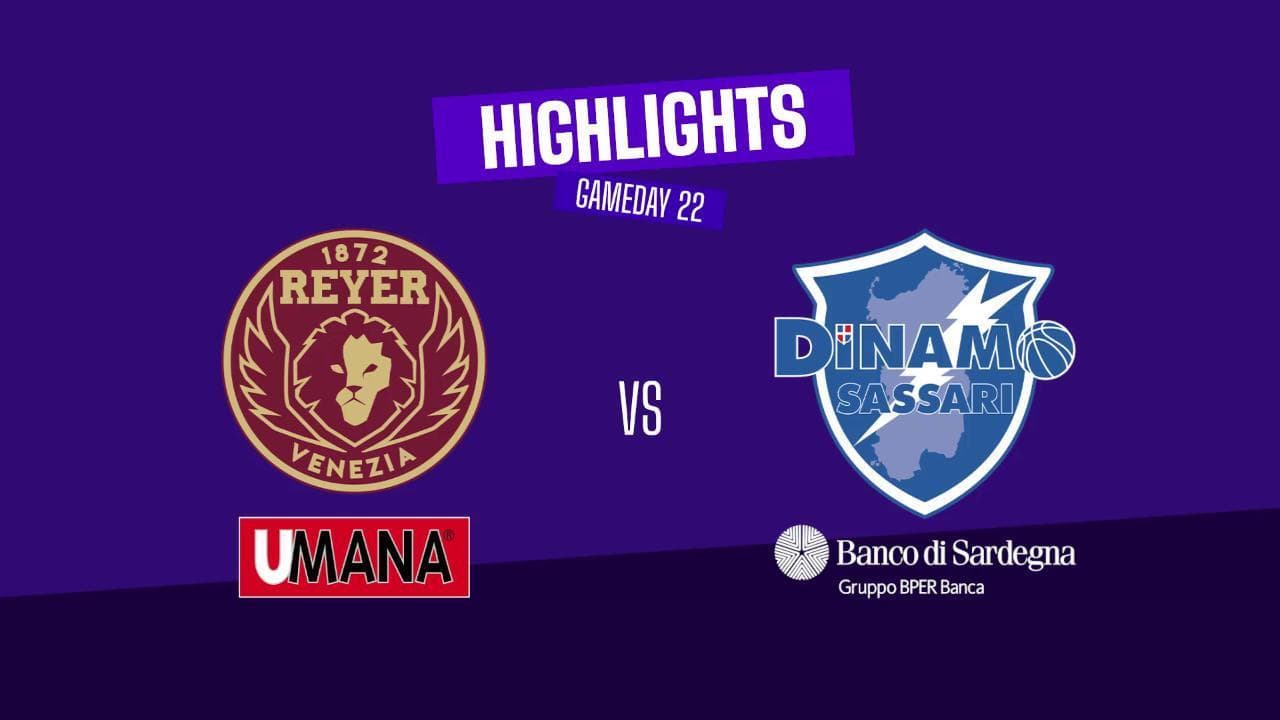 Basket serie A, gli highlights di Venezia-Sassari