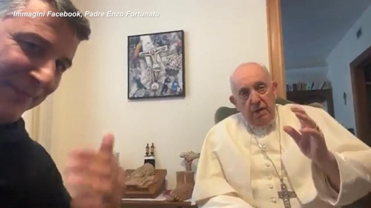 La diretta Facebook di Papa Francesco: "Buona sera brava gente"