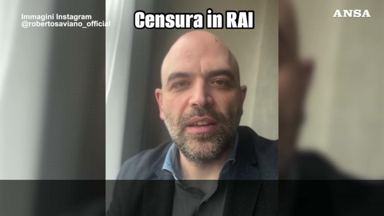 Caso Scurati, Saviano: "Prima la censura in Rai era solo un problema mio, ora riguarda tutti"