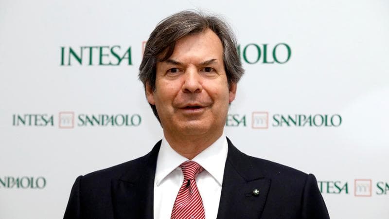 Il consigliere delegato e Ceo di Intesa Sanpaolo, Carlo Messina,&nbsp;06 febbraio 2024..ANSA/MOURAD BALTI TOUATI
