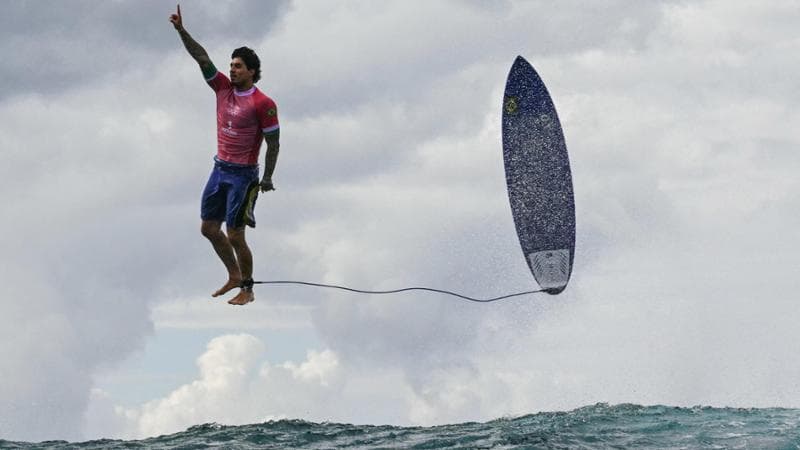 Gabriel Medina (Foto di Jerome Brouillet / Afp)
