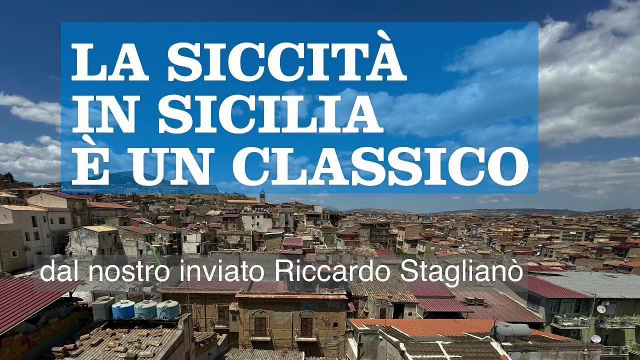 La siccità in Sicilia è un classico
