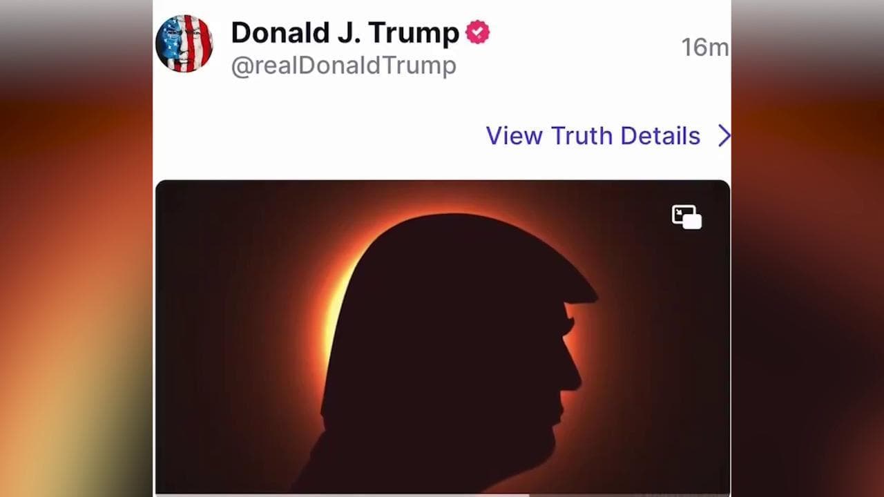 Trump cavalca la febbre da eclisse per la campagna elettorale, ma il risultato è ambiguo