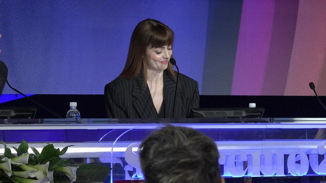 L'emozione di Annalisa in sala stampa: "Ogni volta che canto provo a superare le mie fragilità"