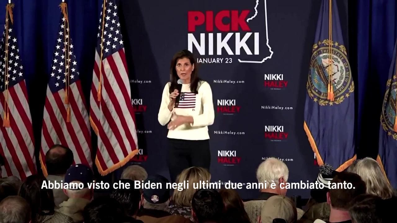 Usa 2024, Nikki Haley dopo lo svarione di Trump: "Rischioso avere un presidente ultraottantenne"