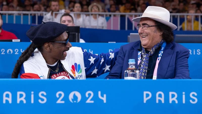 Snnop Dogg e Al Bano (Foto: Emanuele Di Feliciantonio / IJF)