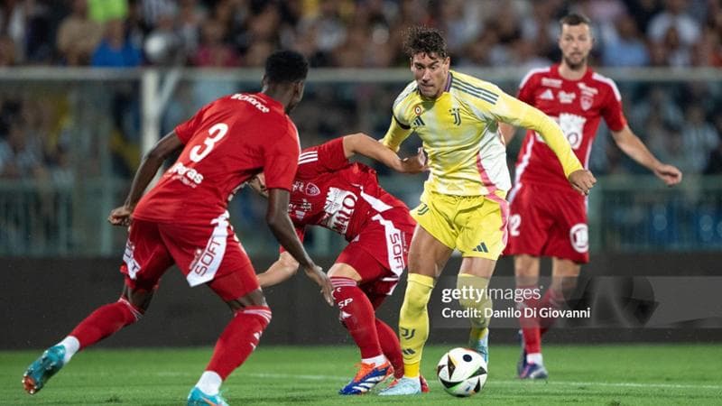 Dusan Vlahovic in azione
