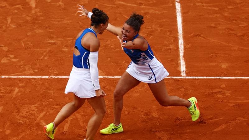 Errani e Paolini trionfano nel doppio: primo oro nella storia del tennis italiano alle Olimpiadi