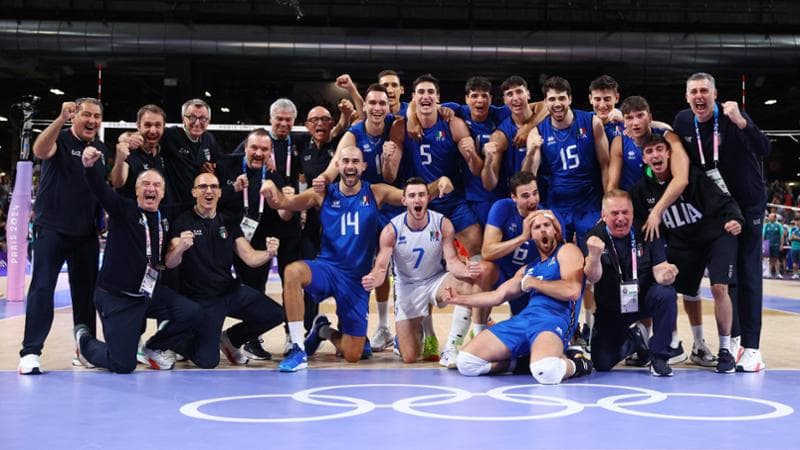 Gli azzurri dopo la partita col Giappone
