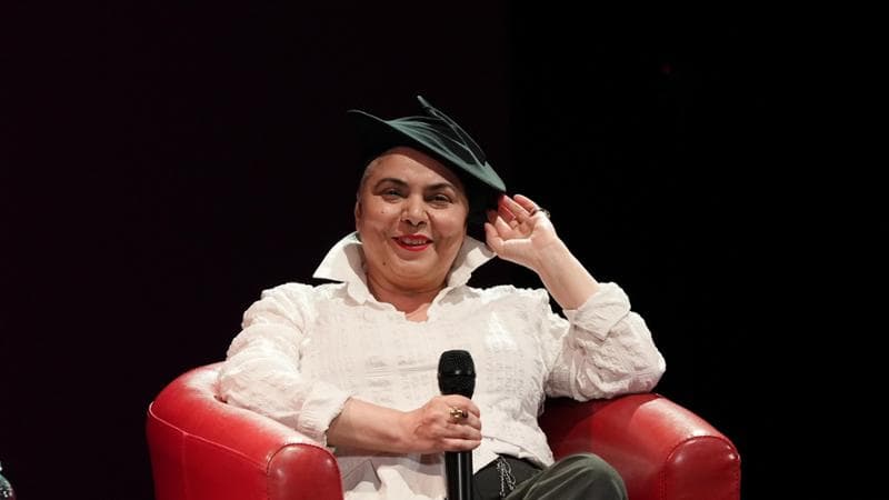 Michela Murgia a Milano, teatro Carcano, nel 2023
