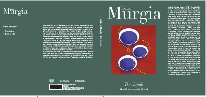 Tre ciotole. In edicola da oggi con Repubblica&nbsp;(a 12,90 euro oltre il prezzo del nostro quotidiano) i racconti che Michela Murgia scrisse nell&rsquo;ultimo periodo. Rituali per un anno di crisi, come recita il sottotitolo del libro
