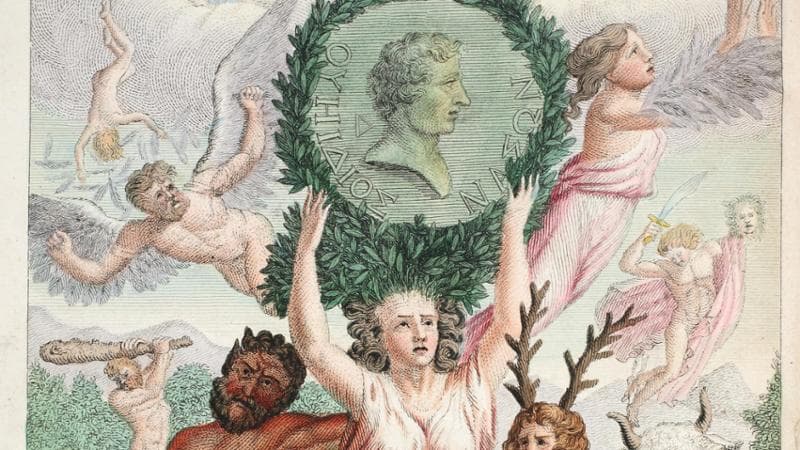 L&rsquo;incisione. L&rsquo;opera del pittore Luigi Ademollo (1764-1849) illustra un&rsquo;edizione delle Metamorfosi di Ovidio del 1832
