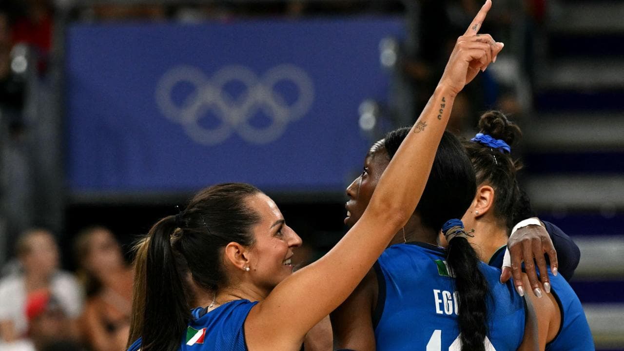 La festa delle azzurre