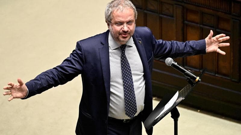 Il senatore della Lega Claudio Borghi
