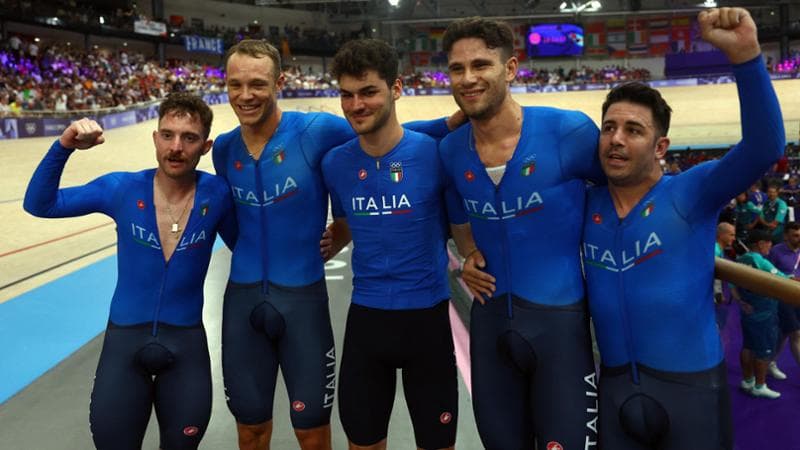 Consonni, Ganna, Lamon e Milan di bronzo