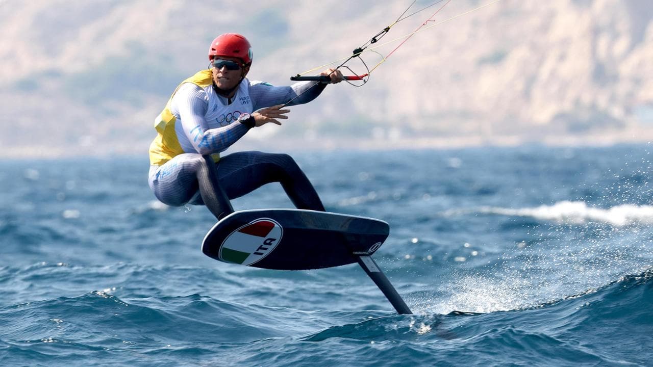 Riccardo Pianosi in gara