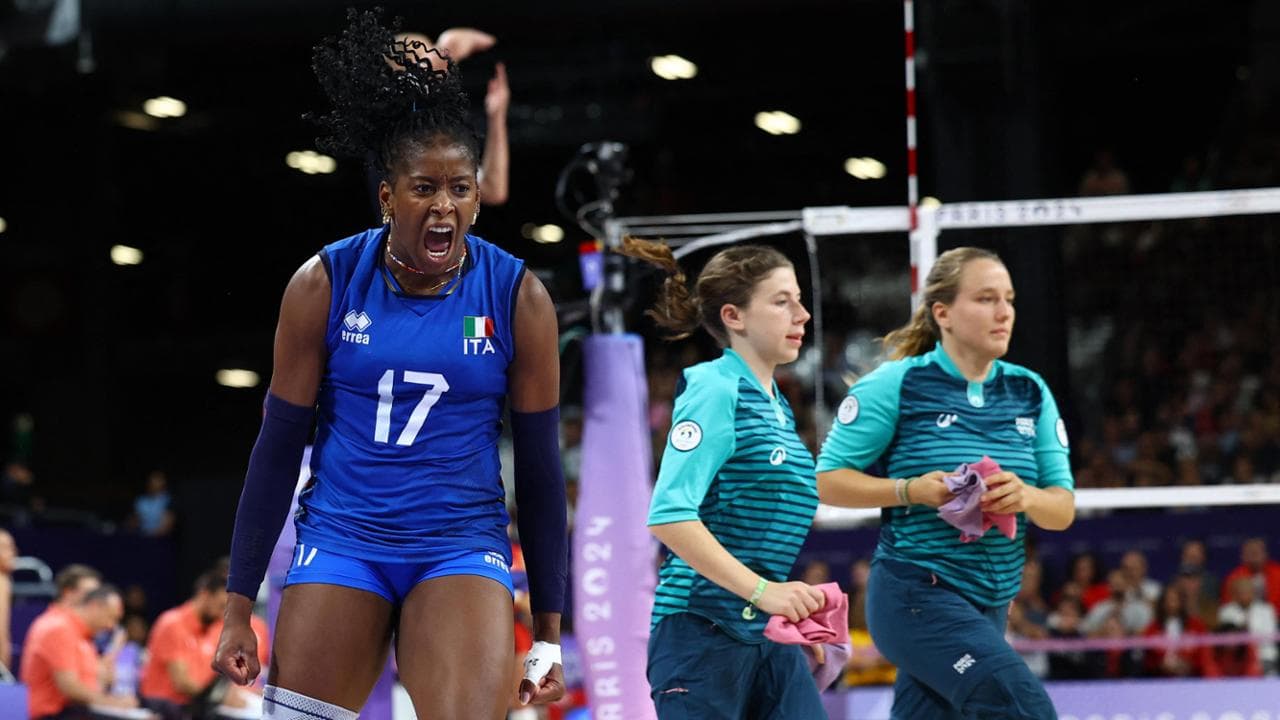 L'urlo di Sylla dopo la vittoria