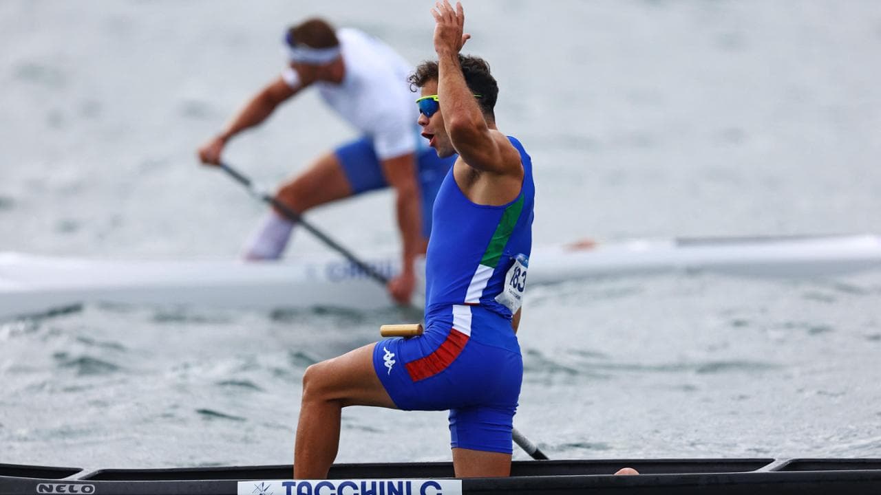 Carlo Tacchini nel C1 1000