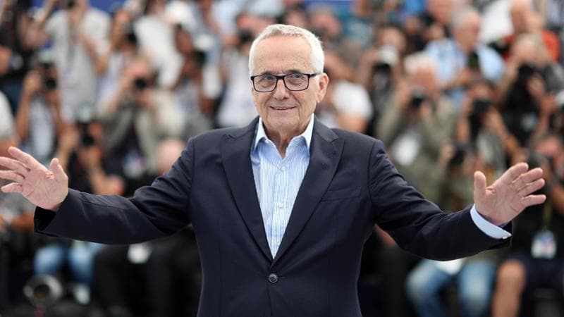 24/05/2023  Cannes, 76° Festival del Cinema. Photocall del film Rapito. Nella foto Marco Bellocchio