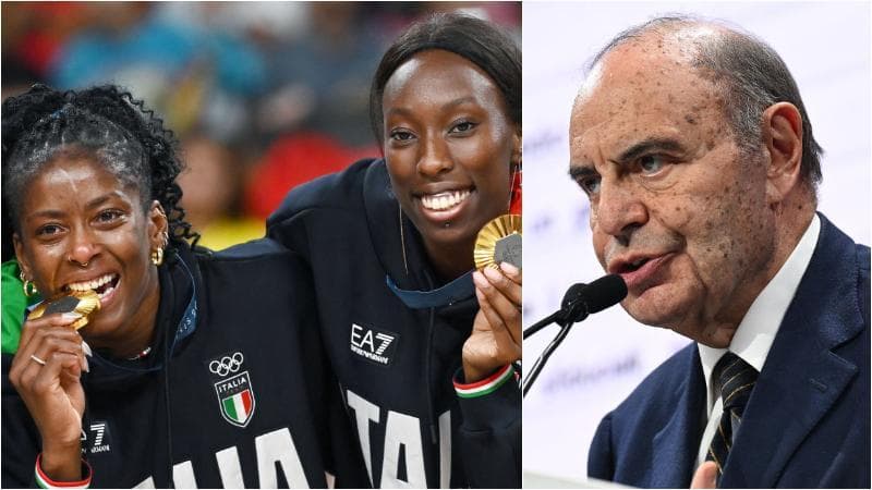 Bruno Vespa e le atlete del volley: “Nere e italiane, esempio di integrazione”. E il tweet è sommerso dalle critiche