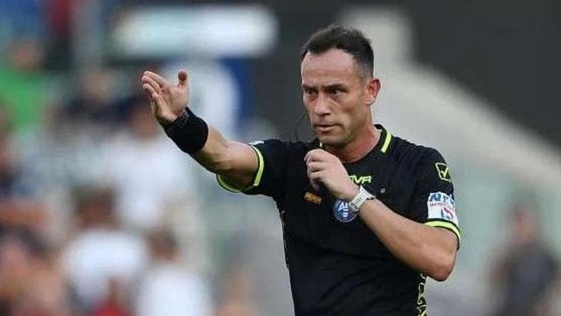 L'arbitro Ermanno Feliciani