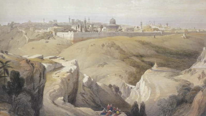 Gerusalemme vista dal Monte degli Ulivi