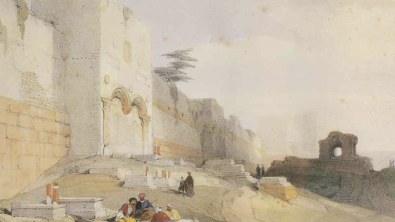 Gerusalemme, Un tratto delle antiche mura